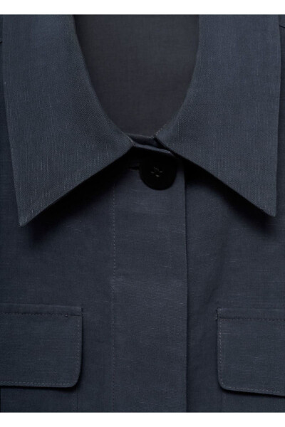 Crop Lyocell Shirt - 7