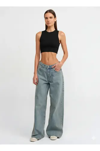 Crop Top-BLACK-BLAck - 7