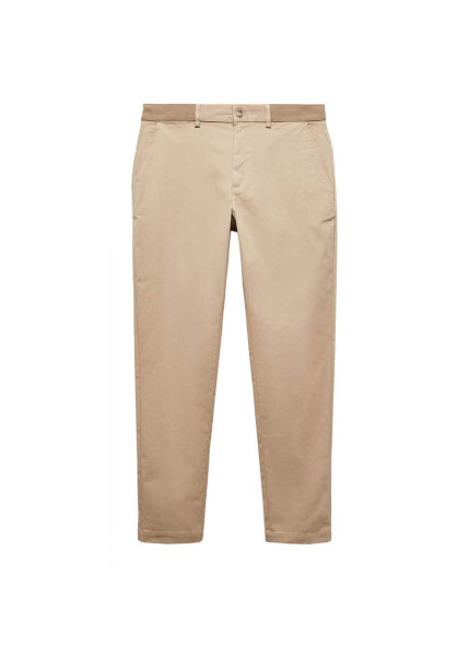 Cropped cotton pants with a tapered fit - 9