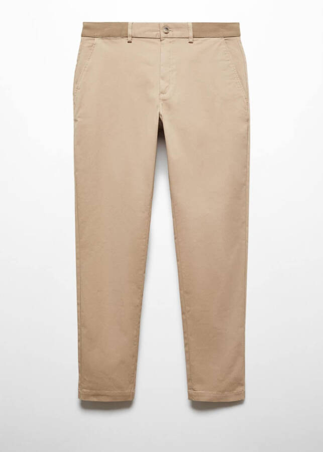 Cropped cotton pants with a tapered fit - 10