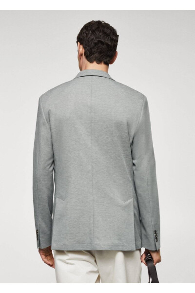 Cropped Tailored Mini Blazer - 4