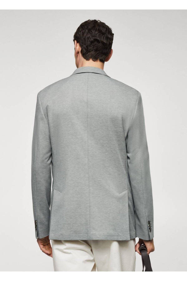 Cropped Tailored Mini Blazer - 4