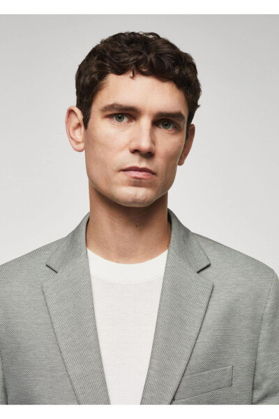 Cropped Tailored Mini Blazer - 6