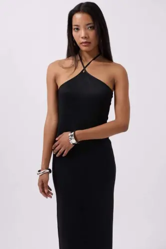 Cross Strap Maxi Dress - 1
