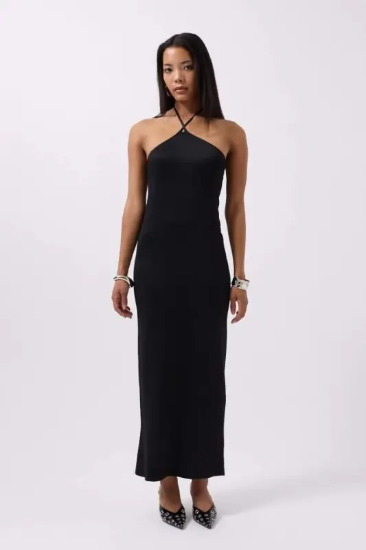 Cross Strap Maxi Dress - 2