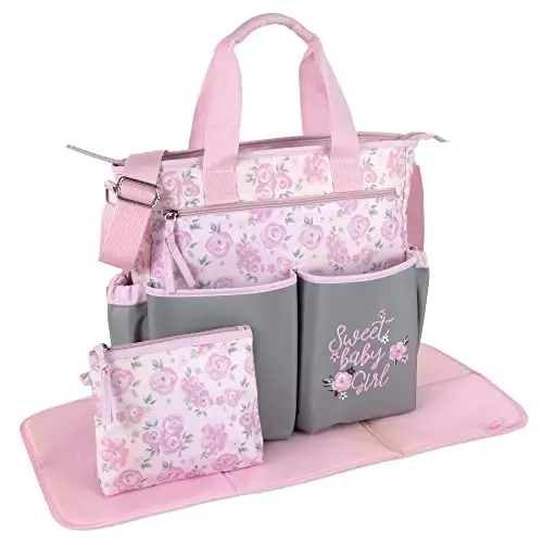 Crossbody Dinozavr Bezi Sumkasi Bolalar uchun O'zgartirish Stantsiyasi bilan Tote, 3 qismli Bezi Sumkasi To'plami - MODAZONE