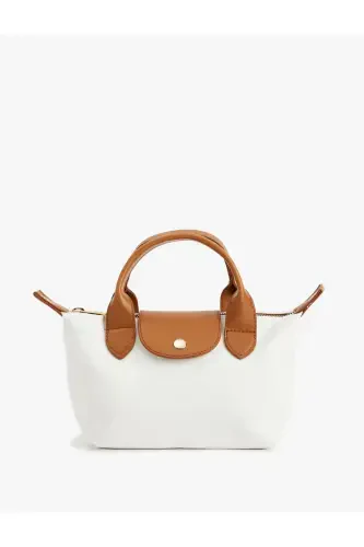 Crossbody Top Handle Zip Tote Bag - 1