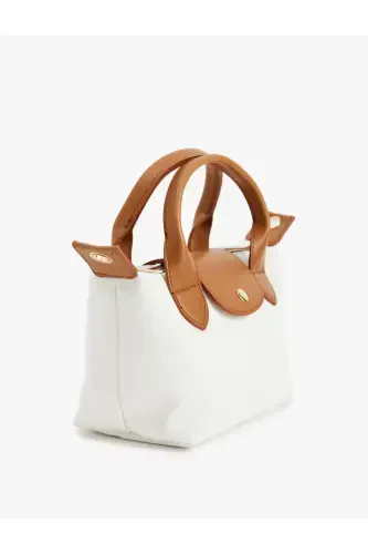 Crossbody Top Handle Zip Tote Bag - KOTON (1)