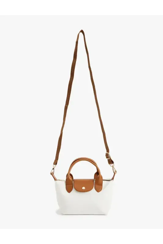 Crossbody Top Handle Zip Tote Bag - 4