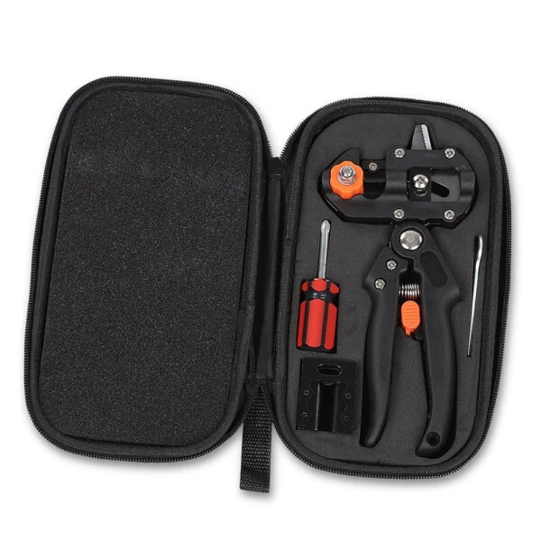 CROSSDESIGN Garden Tree Grafting Knife Cutting Tool Kit Pruning Pruner Shears Snip Scissors - CROSSDESIGN (1)