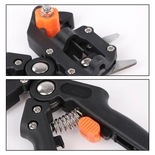 CROSSDESIGN Garden Tree Grafting Knife Cutting Tool Kit Pruning Pruner Shears Snip Scissors - 5