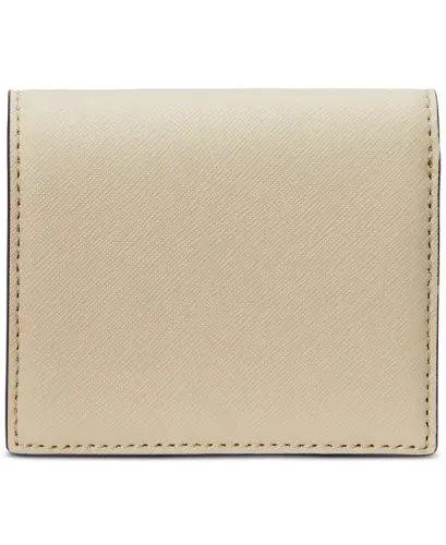 Crosshatch Leather Compact Wallet - Birch Tan - LAUREN RALPH LAUREN (1)