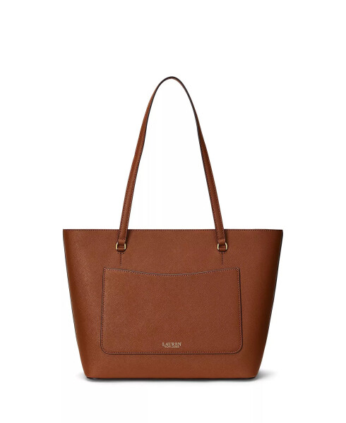 Crosshatch Deri Orta Karly Alışveriş Tote Lauren Kahverengi - 2