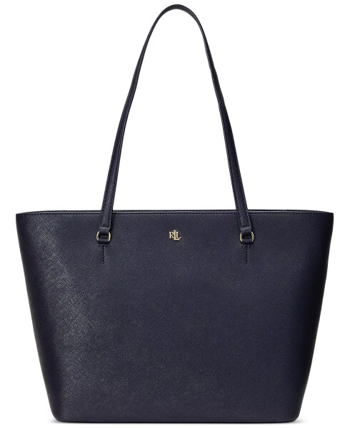 Crosshatch Deri Orta Karly Alışveriş Tote Mavi - 1