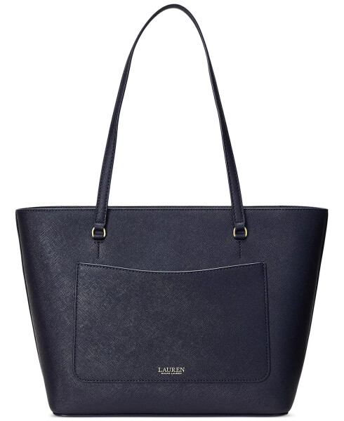 Crosshatch Deri Orta Karly Alışveriş Tote Mavi - 4