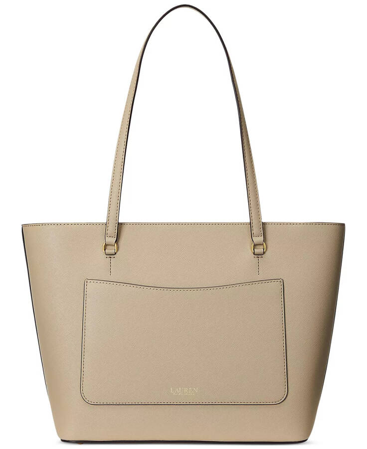 Crosshatch Leather Medium Karly Shopper Tote Birch Tan - 4