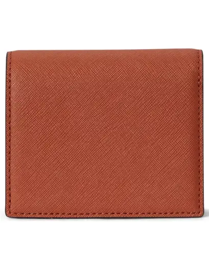Crosshatch terili charm hamyon - Qizil terrakota - LAUREN RALPH LAUREN (1)