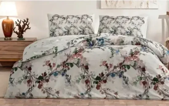 Crown Double Size Ranforce Duvet Cover Set Dalila Cream - 1