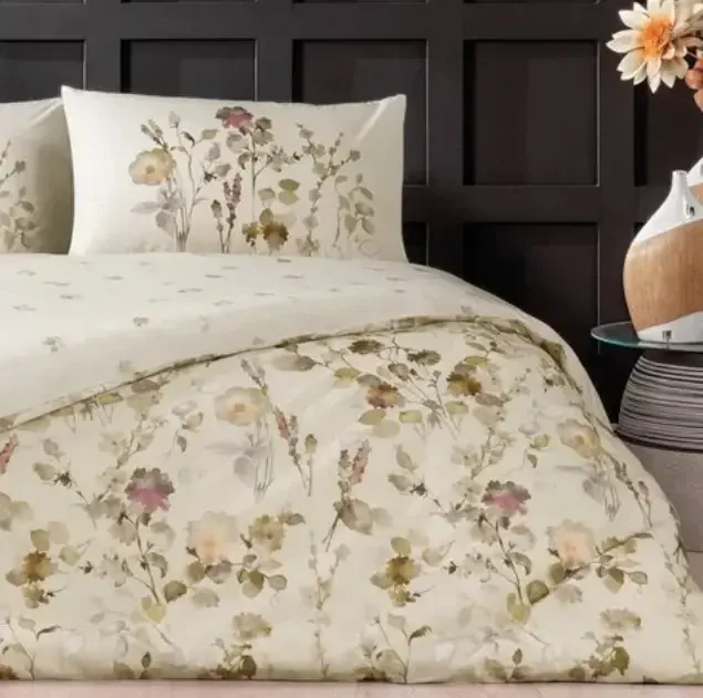 Crown Double Size Ranforce Duvet Cover Set Nina Beige - 2