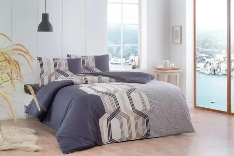 Crown Double Size Ranforce Duvet Cover Set Vesper Coffee - 1