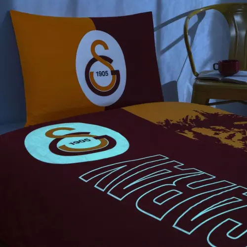 Crown Galatasaray Glorious Lion Single Licensed Duvet Cover Set - 3