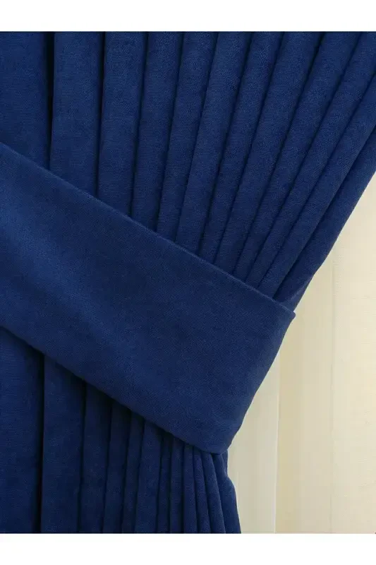 Crown Parliament Plain Background Curtain, Plain Sewing Without Pleats, Buckram Gathering, Single Panel-Parliament - Modazone