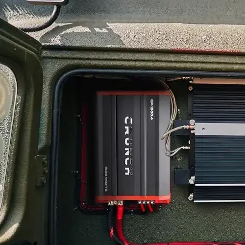 Crunch Ground Pounder GP-1500.4 1500 Watt 4 Channel Amplifier - 4