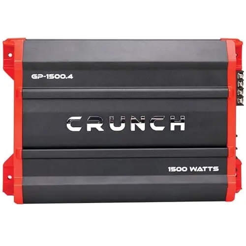 Crunch Ground Pounder GP-1500.4 1500 Watt 4 Channel Amplifier - 1