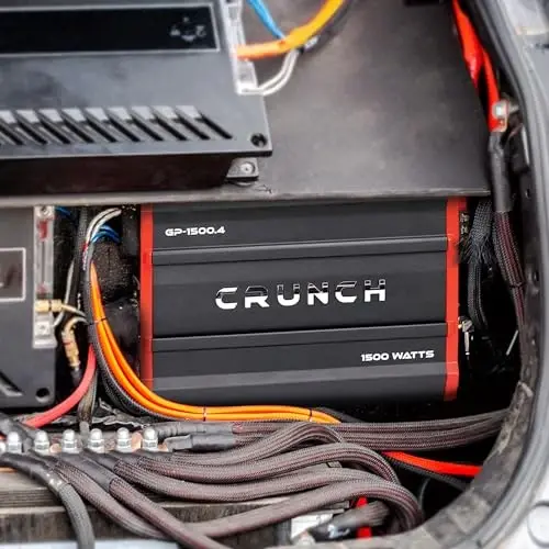 Crunch Ground Pounder GP-1500.4 1500 Watt 4 Channel Amplifier - 5