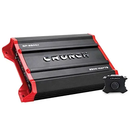 Crunch Ground Pounder GP-2500.1 2500 Watt Monoblock Amplifier - 1