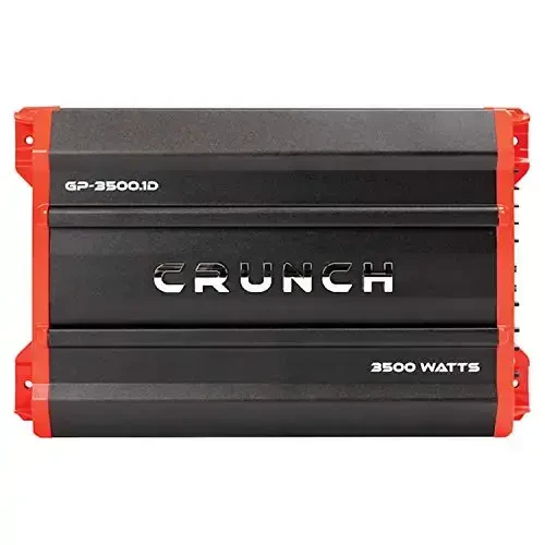 Crunch Ground Pounder GP-3500.1D 3500 Watt Monoblock Amplifier - CRUNCH