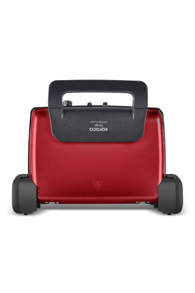 Crust Grill Toast Grill and Toaster Machine 6 Slice Red - 15