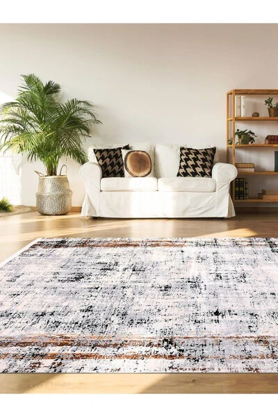 Crystal Collection 18115 Tightly Woven Viscose Silk Textured Hallway Entrance Prayer Carpet Runner 