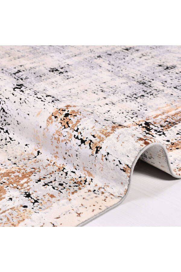 Crystal Collection 18115 Tightly Woven Viscose Silk Textured Hallway Entrance Prayer Carpet Runner - 2