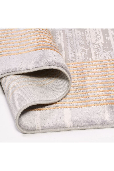 Crystal Collection 18167K Dense Viscose Silk Textured Hallway Entryway Rug - EMIN HALI (1)