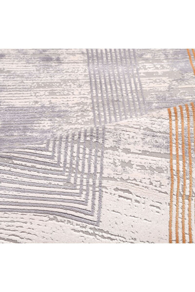 Crystal Collection 18167K Dense Viscose Silk Textured Hallway Entryway Rug - 3