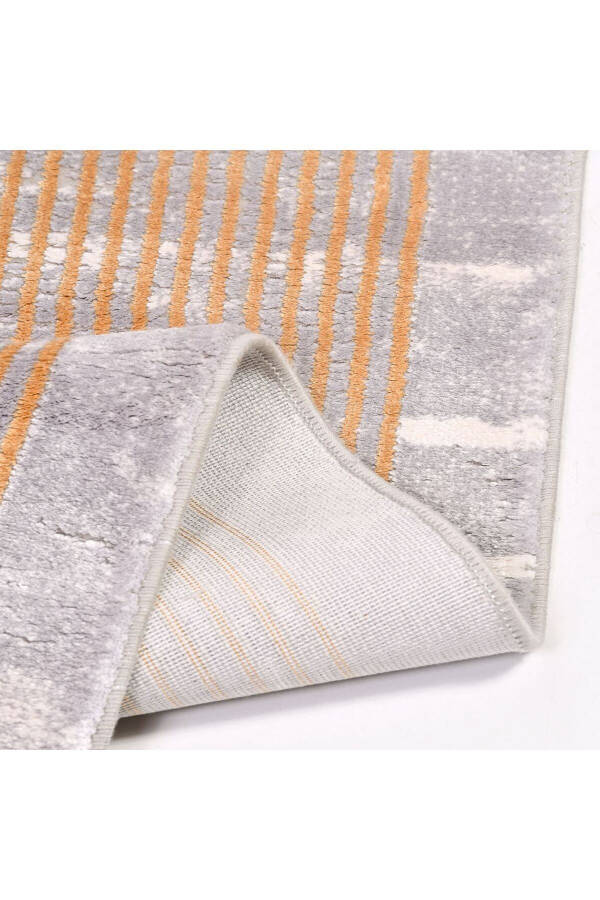 Crystal Collection 18167K Dense Viscose Silk Textured Hallway Entryway Rug - 4