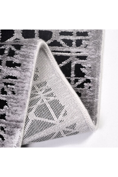 Crystal Collection 18167K Tightly Woven Viscose Silk Textured Hallway Entrance Runner Rug - 4