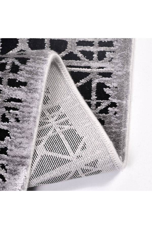 Crystal Collection 18167K Tightly Woven Viscose Silk Textured Hallway Entrance Runner Rug - 4