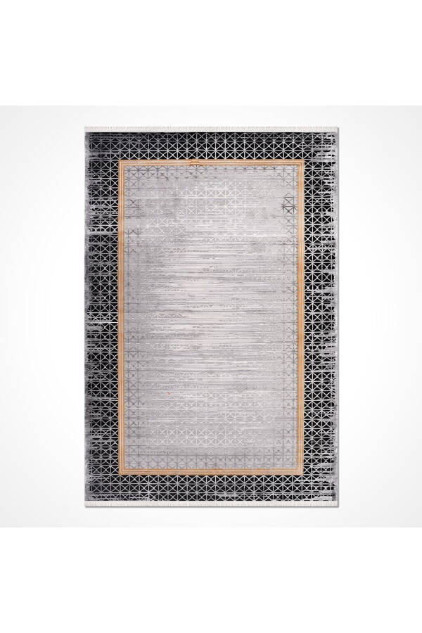 Crystal Collection 18167K Tightly Woven Viscose Silk Textured Hallway Entrance Runner Rug - 5