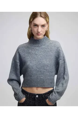 Crystal embellished sweater - 1