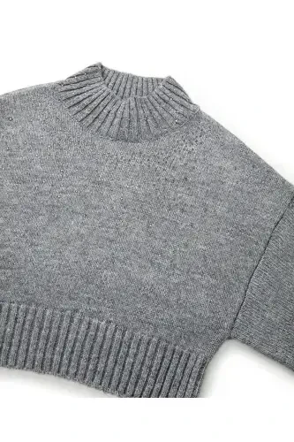 Crystal embellished sweater - 4