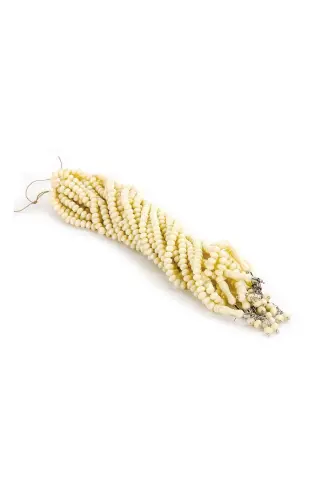 Crystal Look 99 Prayer Beads Mevlut Hajj Umrah Gift 10 Pieces Cantaloupe-Yellow - İHVAN (1)