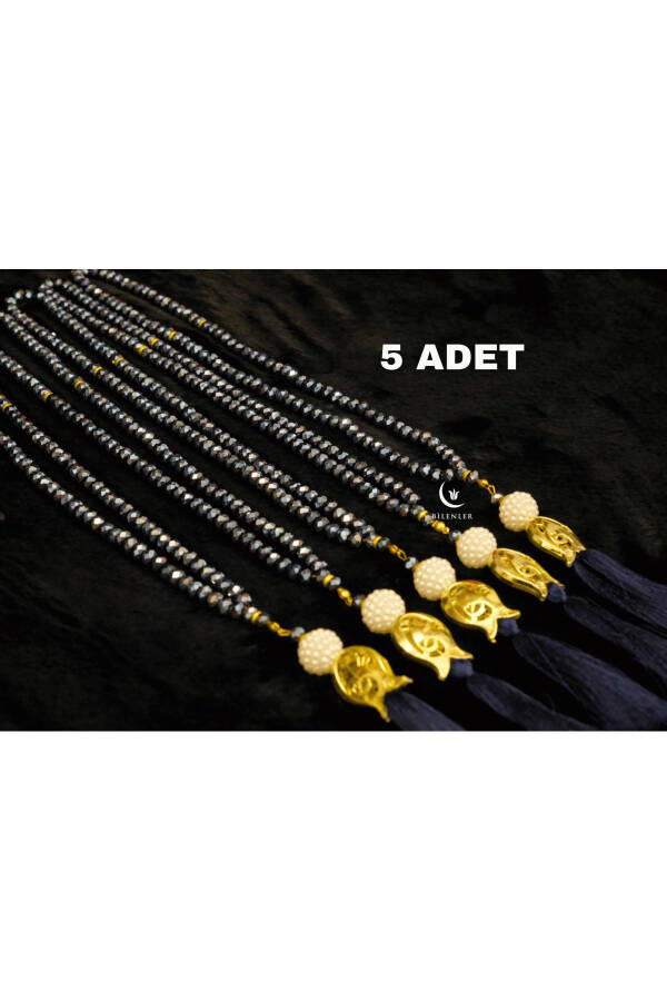 Crystal Tasbih with Tassels -5PCS- - 1