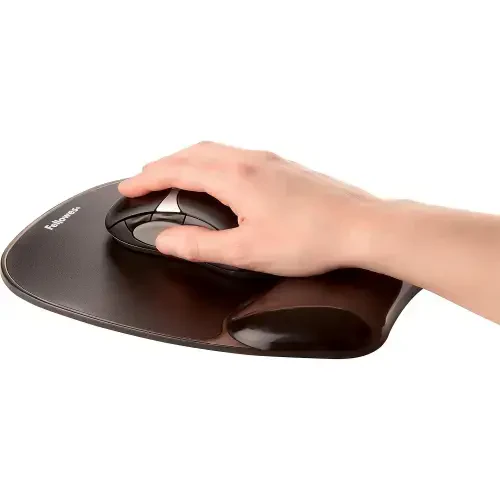 CRYSTALBLACK Mousepad & Wrist Rest - FELLOWES (1)