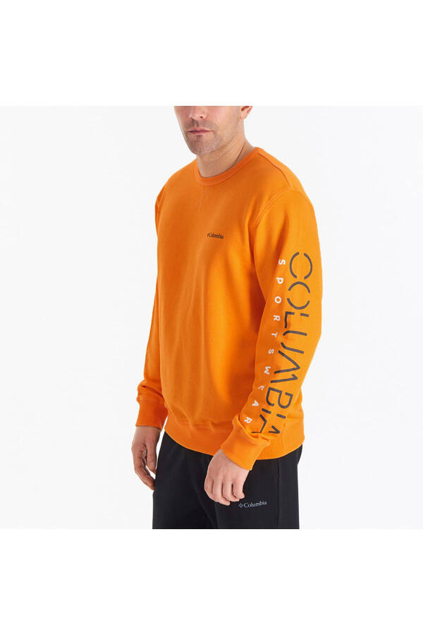 Csc M Basic Sleeve Print Crew Men's Sweatshirt - 4