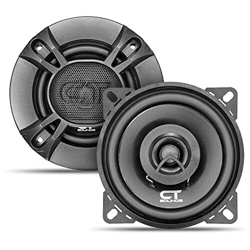 CT Sounds BIO-4-COX 4 Inch Coaxial Car Speakers, 160 Watts Max, Pair - CT Sounds