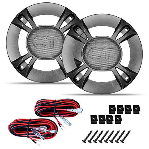 CT Sounds BIO-4-COX 4 Inch Coaxial Car Speakers, 160 Watts Max, Pair - 5