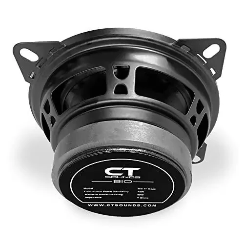 CT Sounds BIO-4-COX 4 Inch Coaxial Car Speakers, 160 Watts Max, Pair - 3