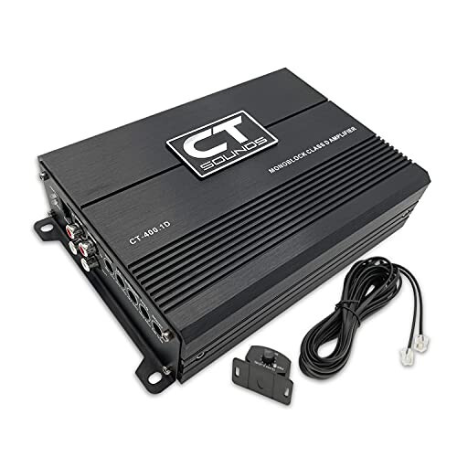CT Sounds CT-400.1D Compact Class D Car Audio Monoblock Amplifier, 400 Watts RMS - CT Sounds